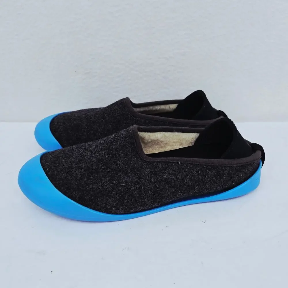 Mahabis Classic Convertible Shoes Slippers Gray Blue EU 39